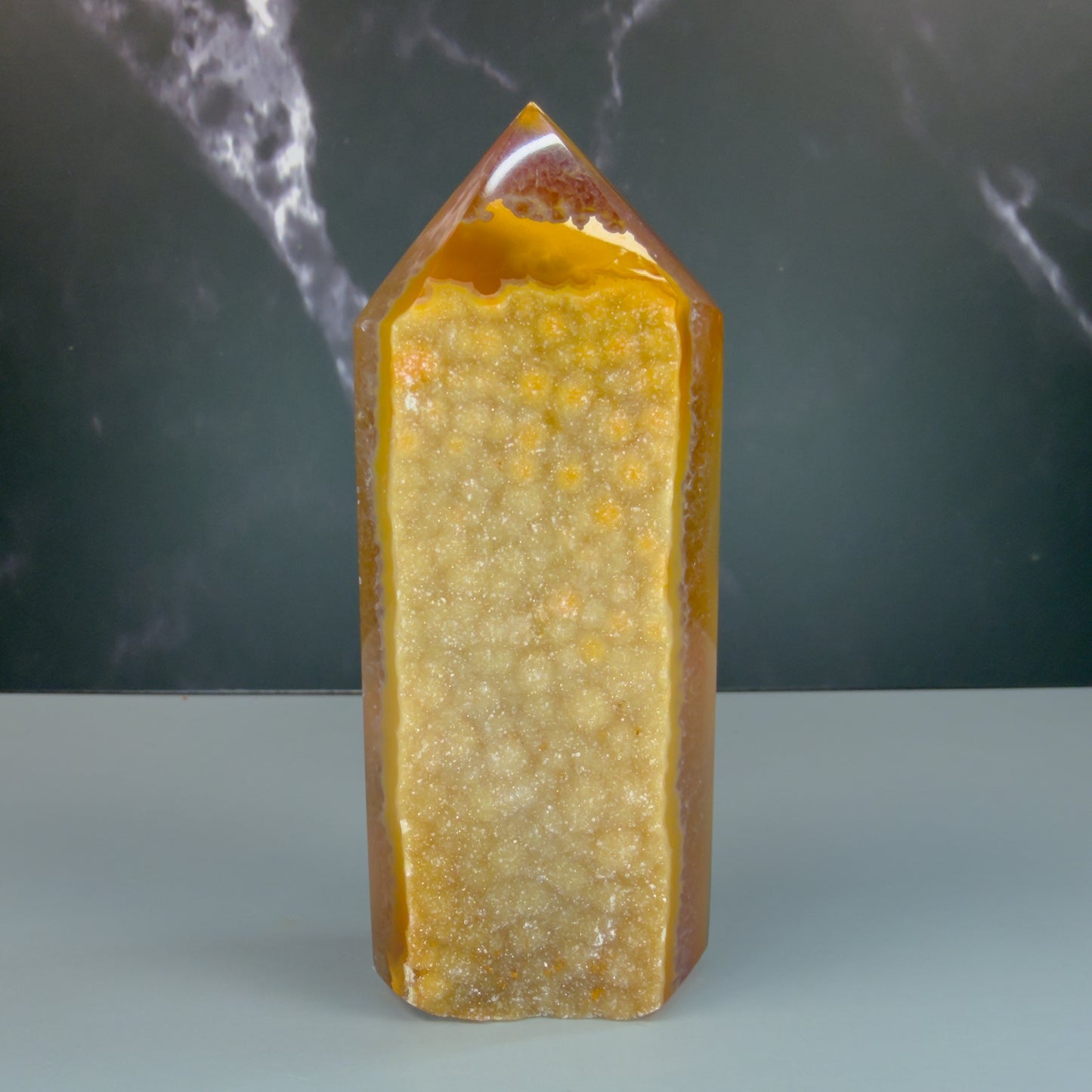 Druzy Agate Tower – 100118