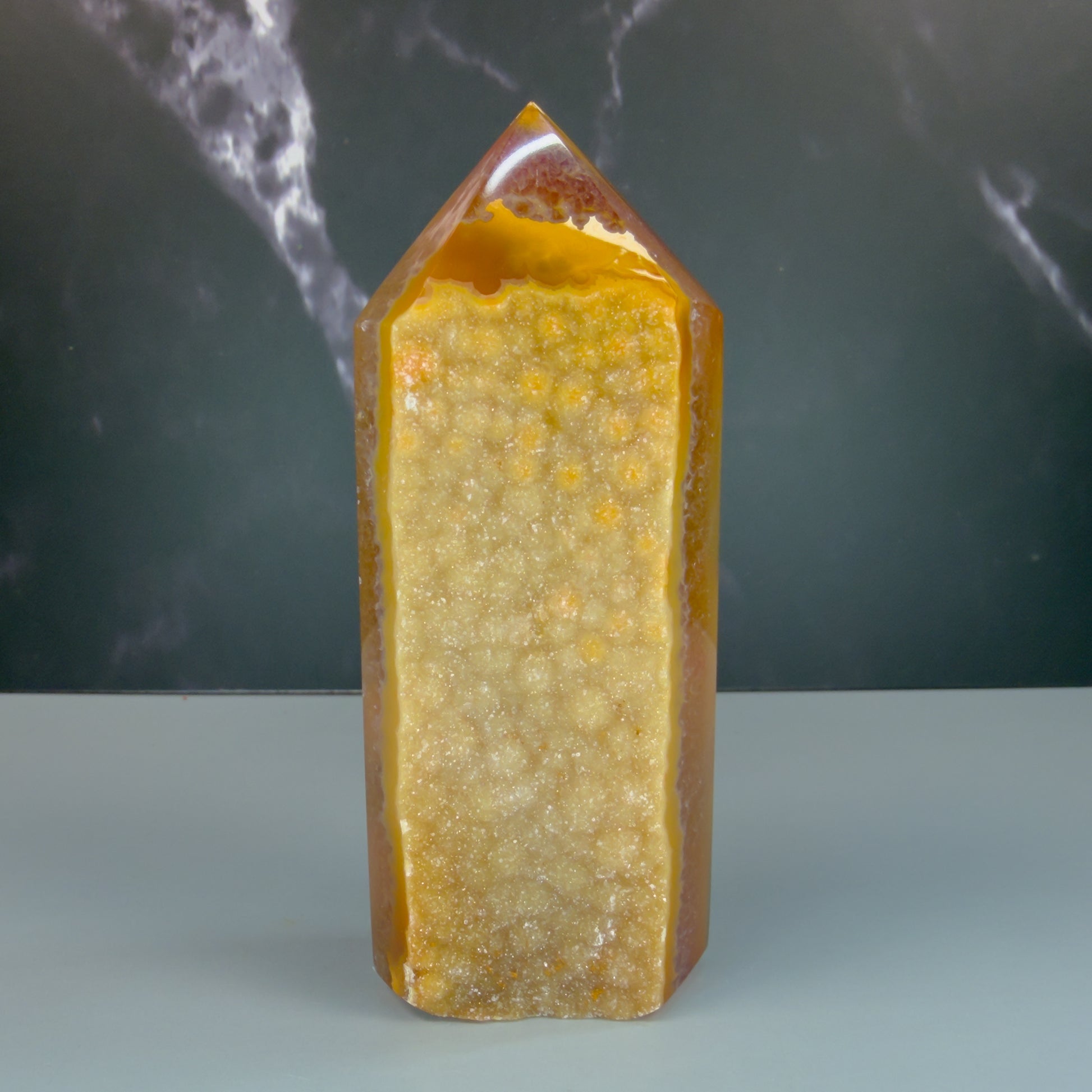 Druzy Agate Tower – 100118