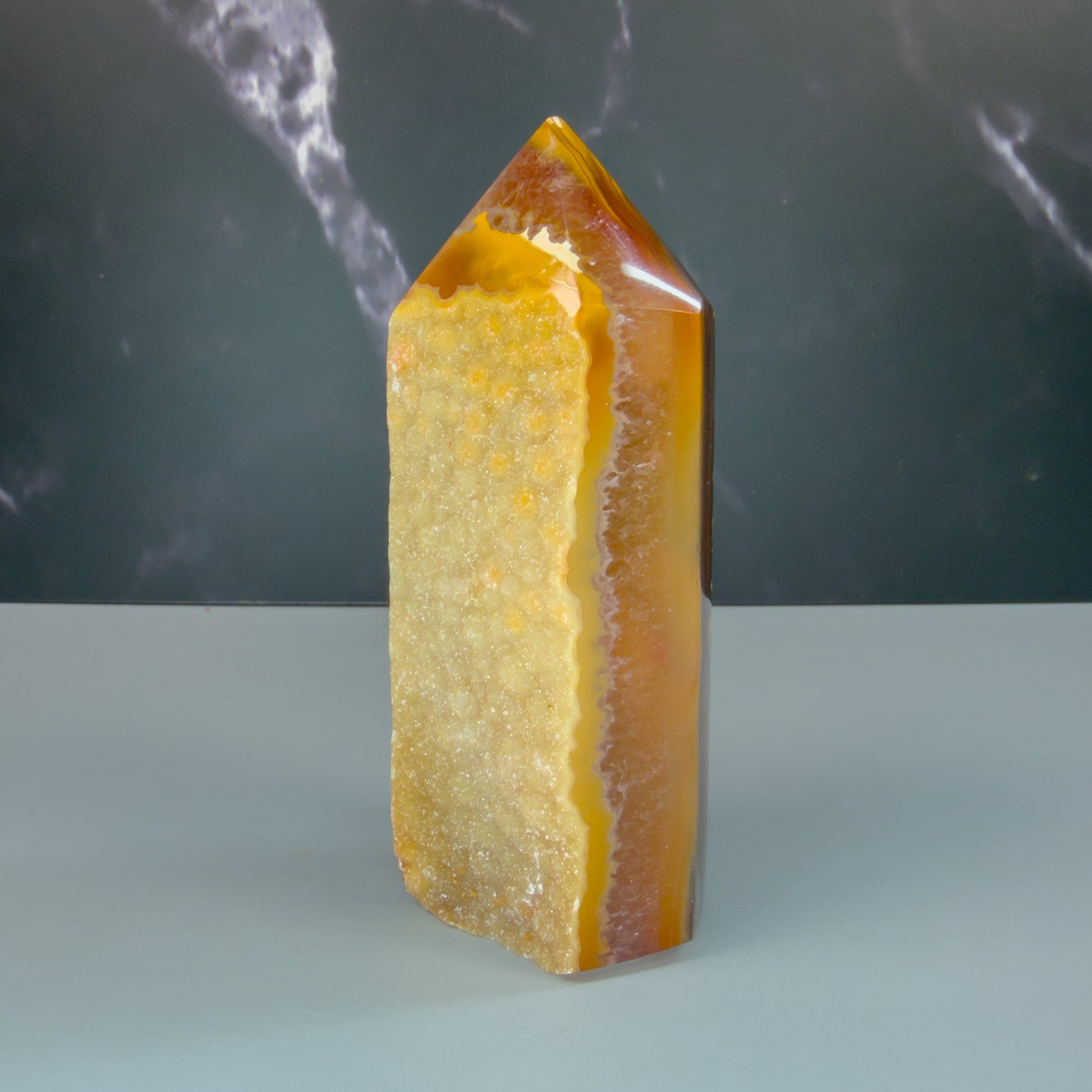 Druzy Agate Tower – 100118 (2)