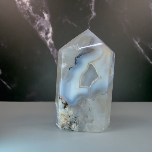 Druzy Agate Tower – 100120