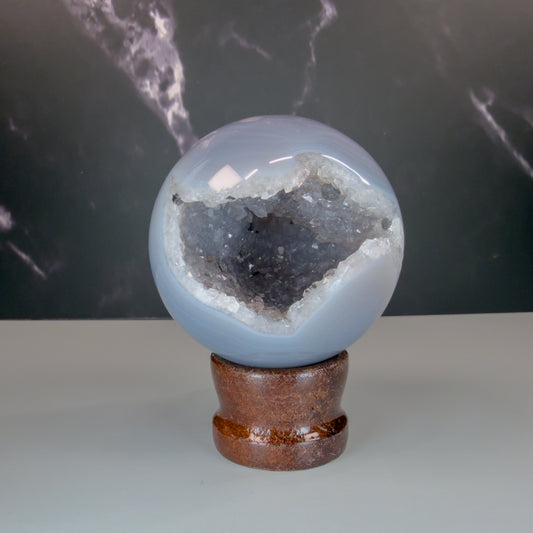 Druzy Agate Sphere – 100125