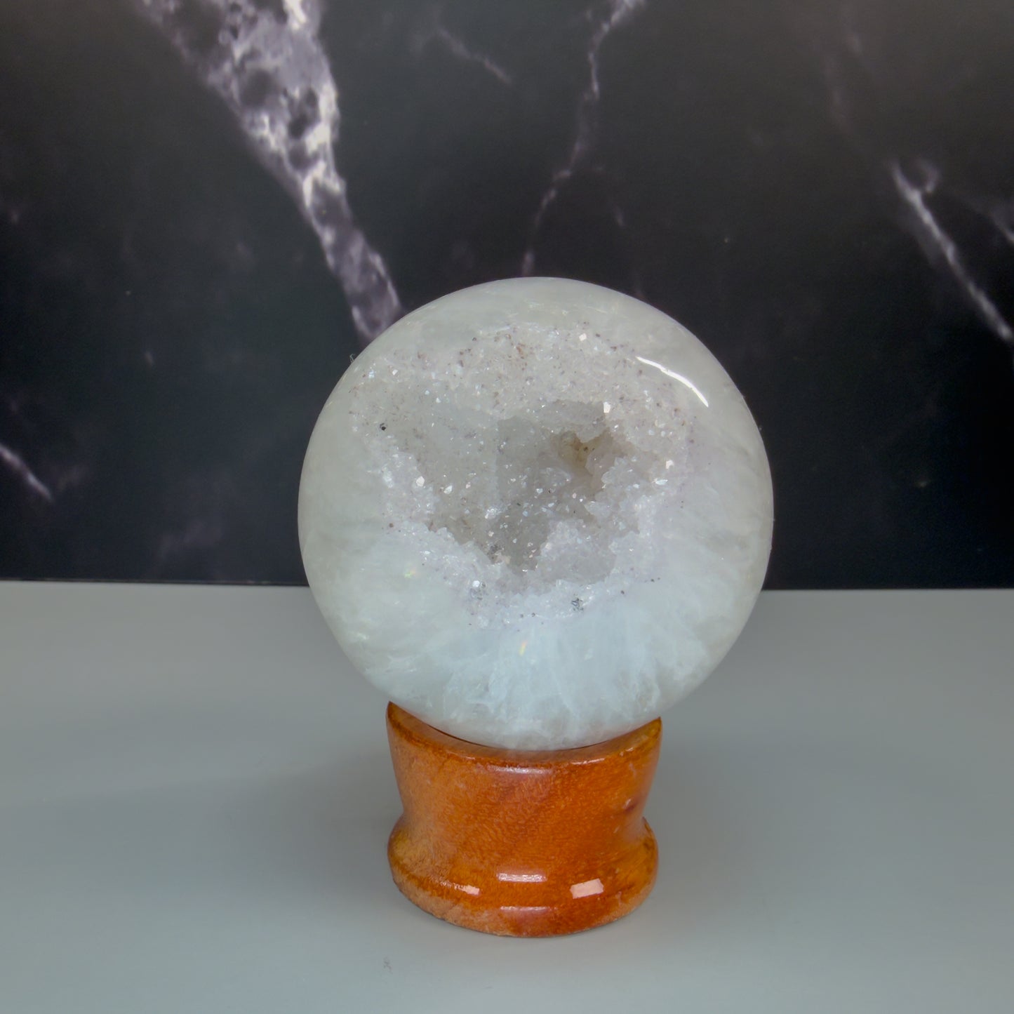 Druzy Agate Sphere – 100126