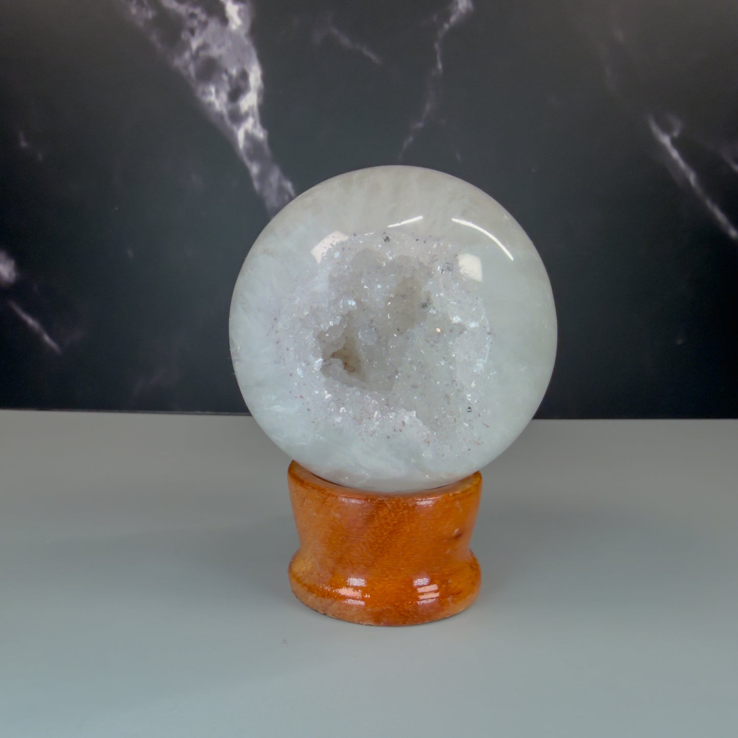 Druzy Agate Sphere – 100126 (2)