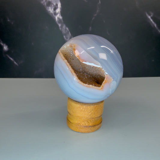 Druzy Agate Sphere – 100127