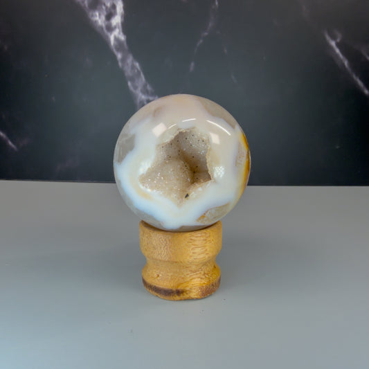 Druzy Agate Sphere – 100129