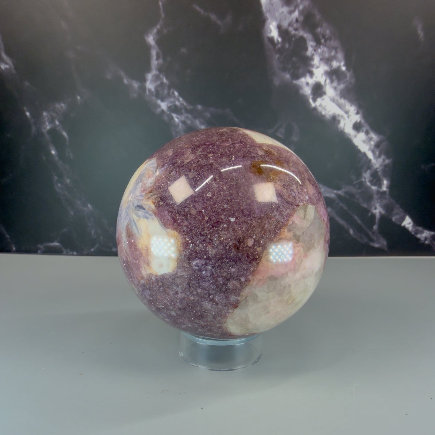 Lepidolite Sphere – 100154