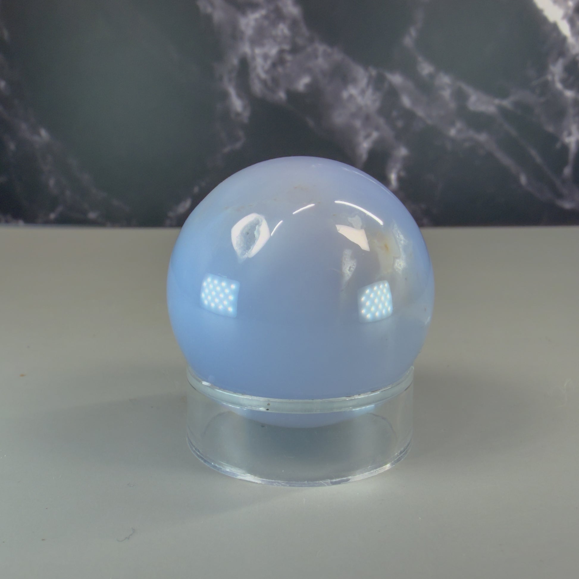 Chalcedony (Blue) Sphere – 100158 (2)