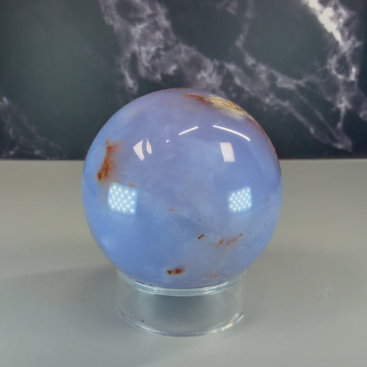 Chalcedony (Blue) Sphere – 100159