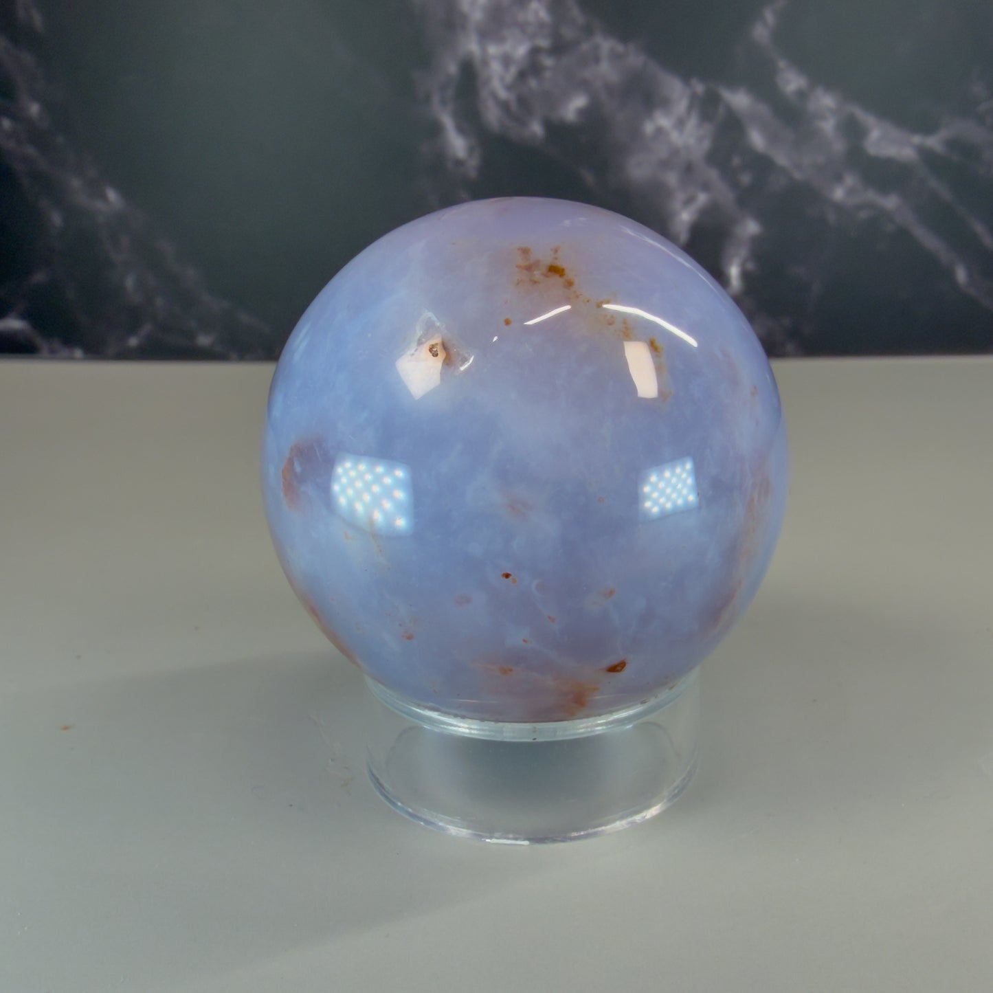 Chalcedony (Blue) Sphere – 100159 (2)