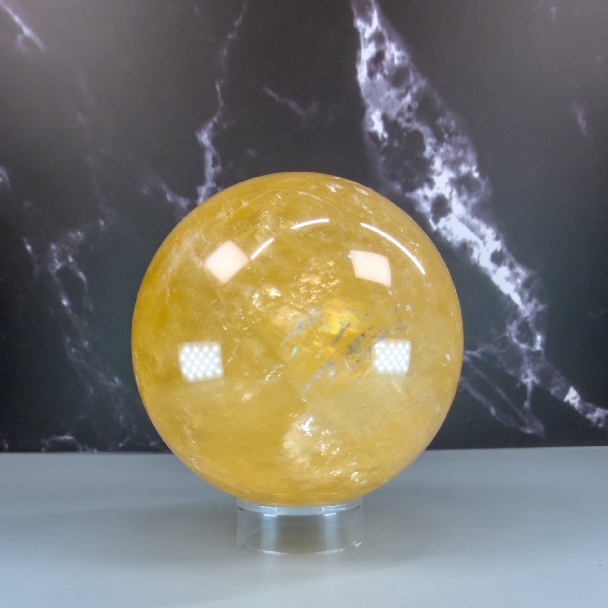 Honey Calcite Sphere – 100162