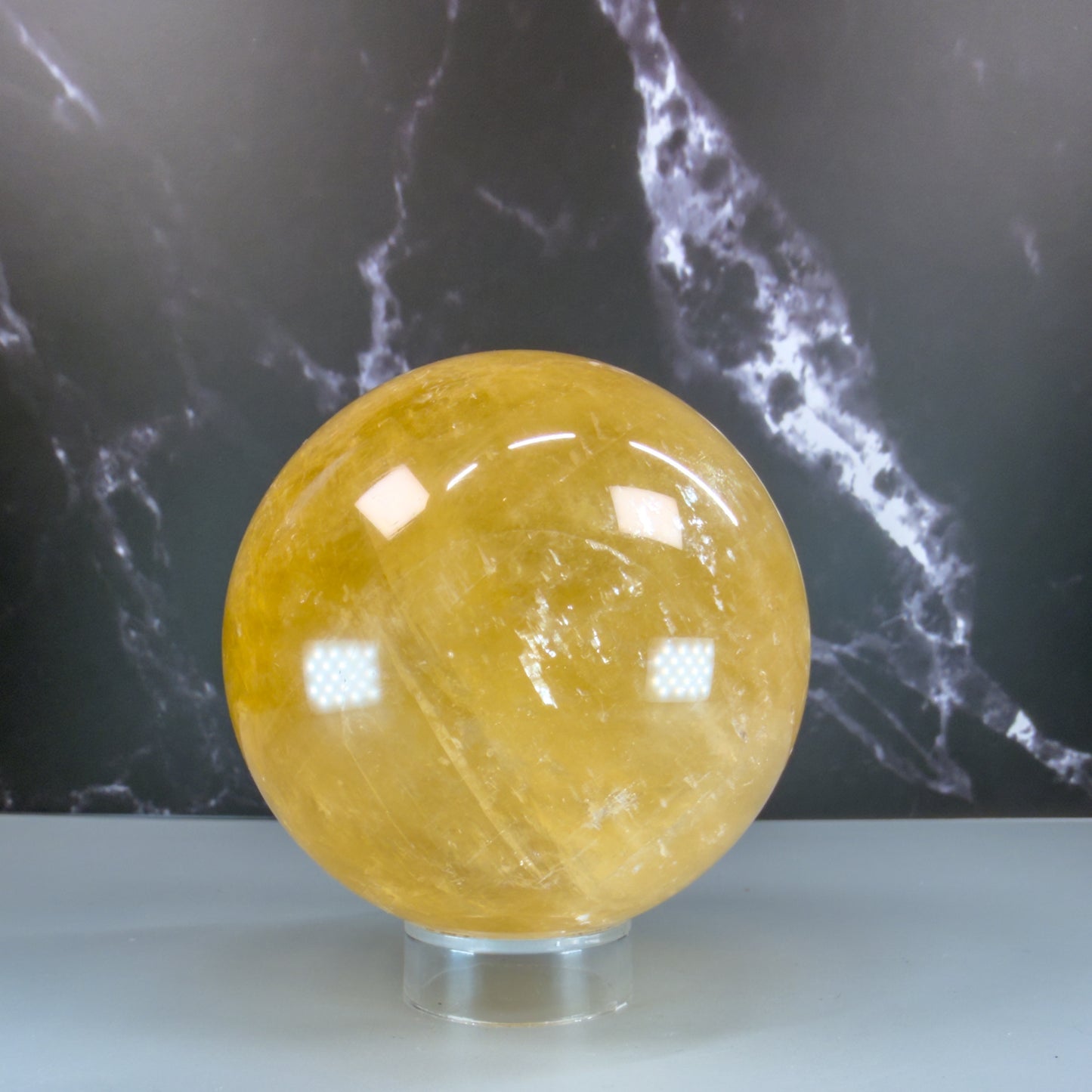 Honey Calcite Sphere – 100162 (2)