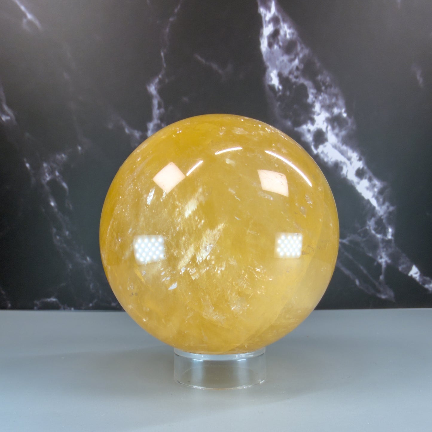 Honey Calcite Sphere – 100162 (3)