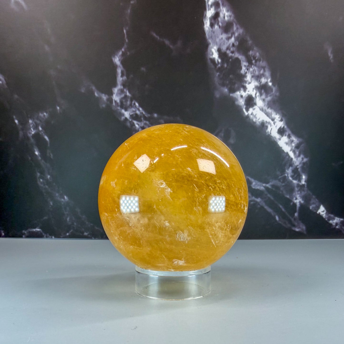 Honey Calcite Sphere – 100163