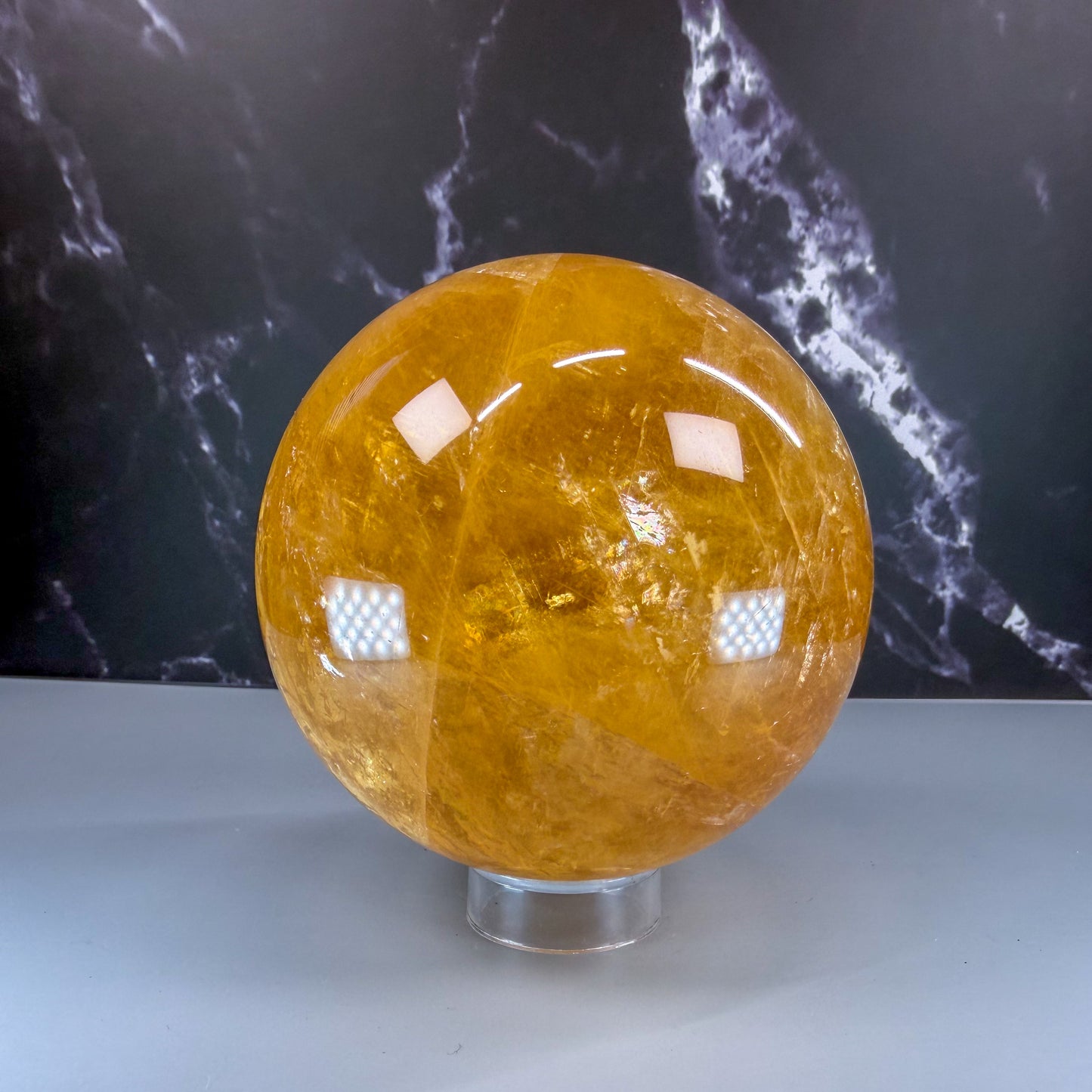 Honey Calcite Sphere – 100164