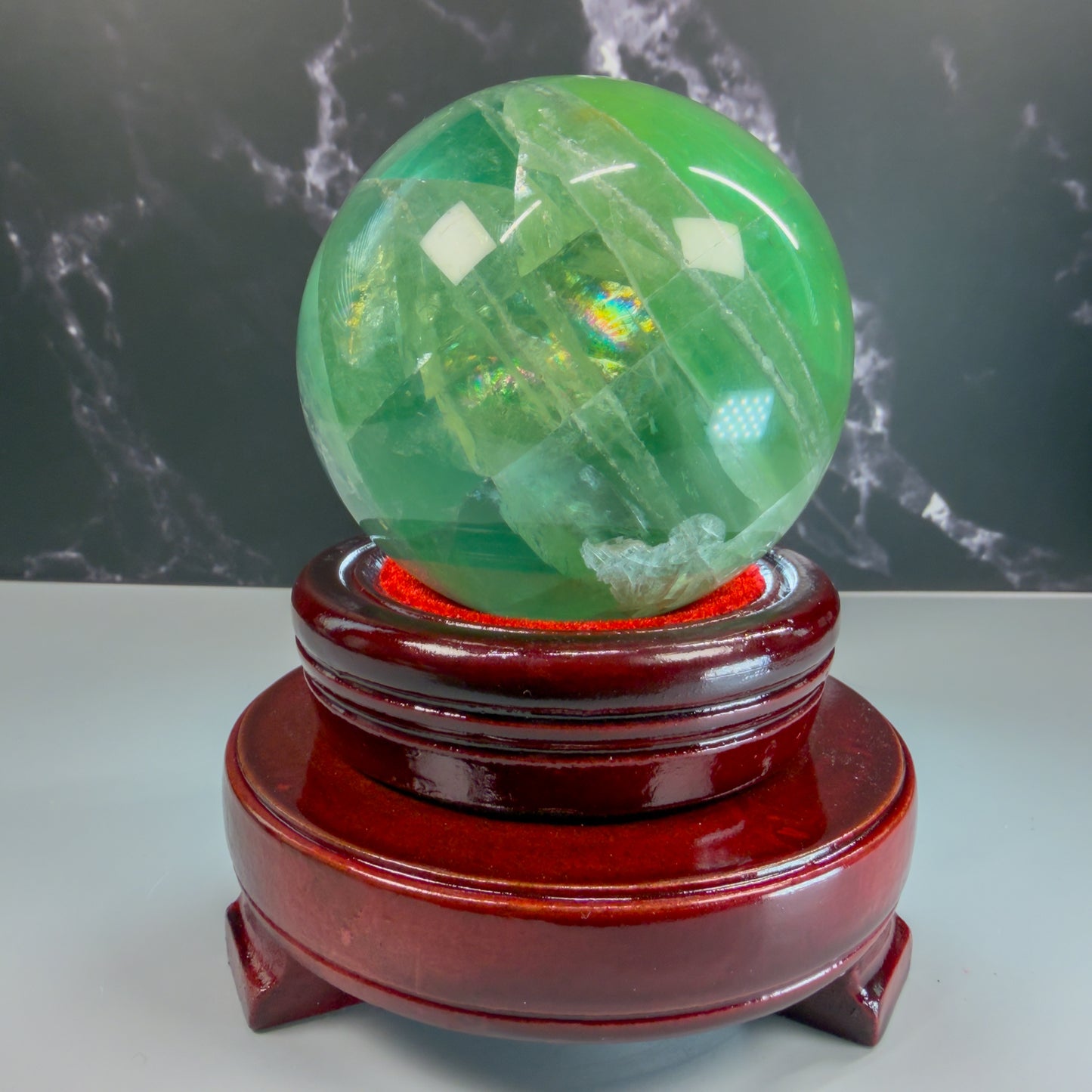 Fluorite (Green) Sphere – 100172