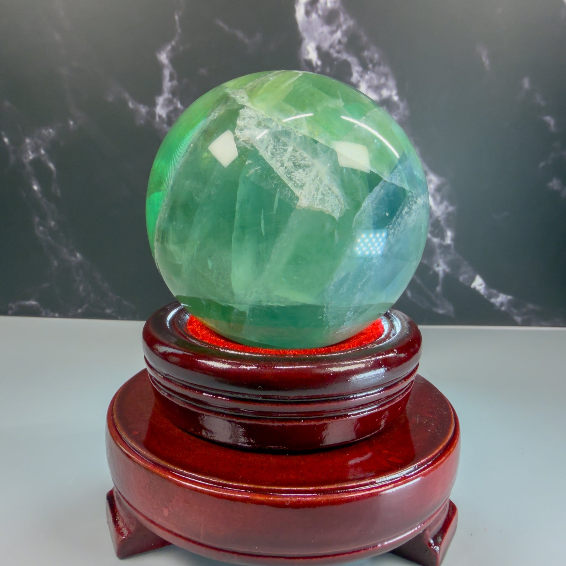Fluorite (Green) Sphere – 100172 (2)
