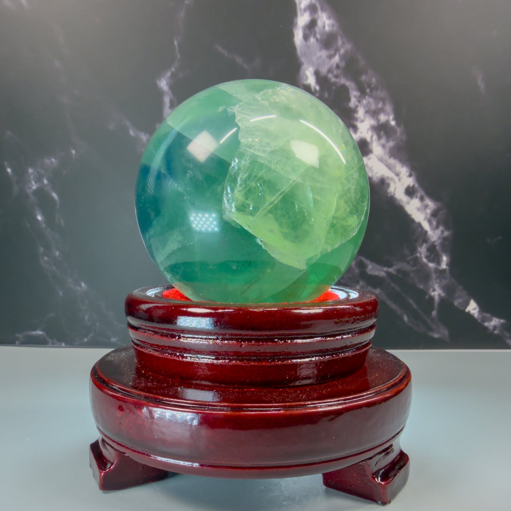 Fluorite (Green) Sphere – 100174 (2)