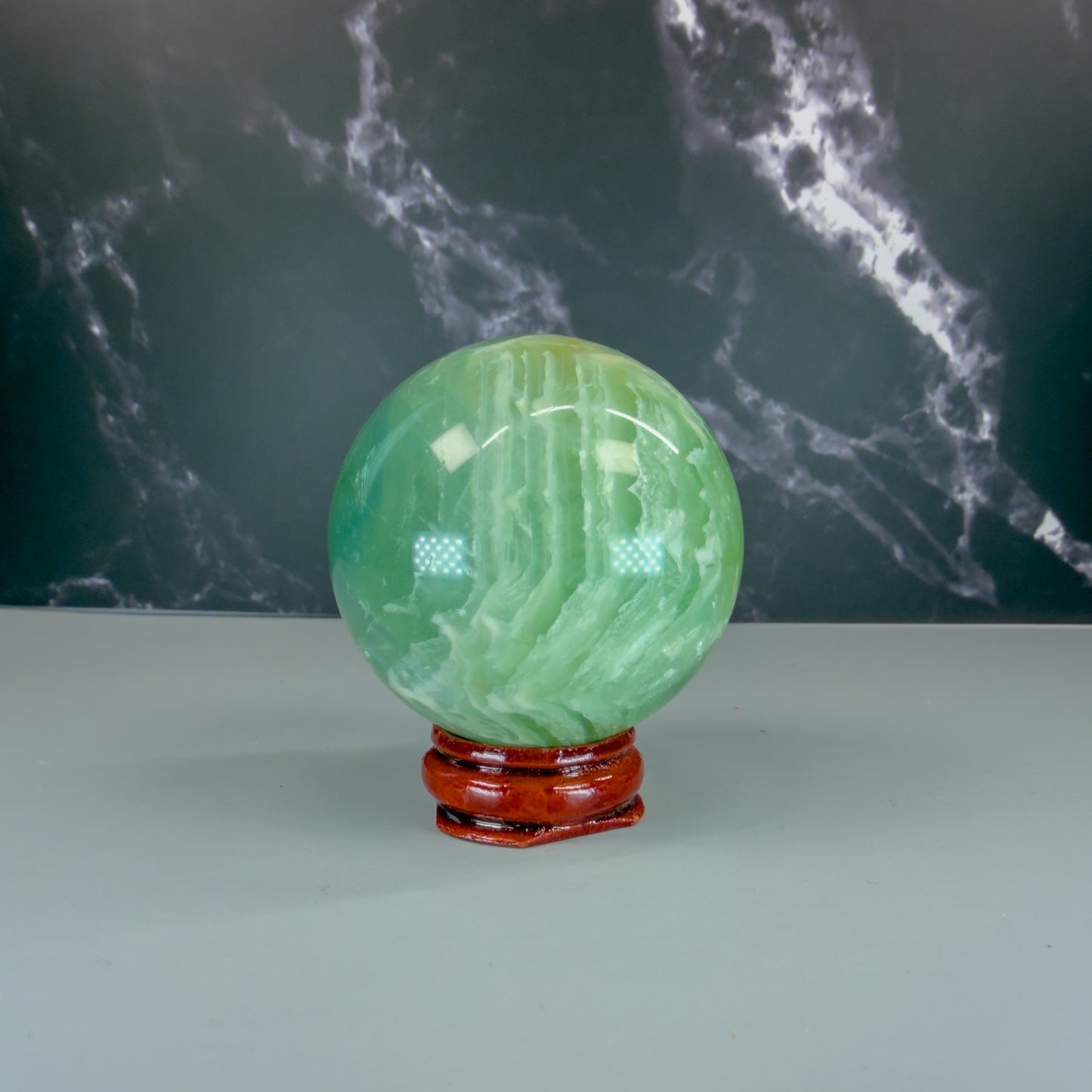 Fluorite (Green) Sphere – 100175 (2)