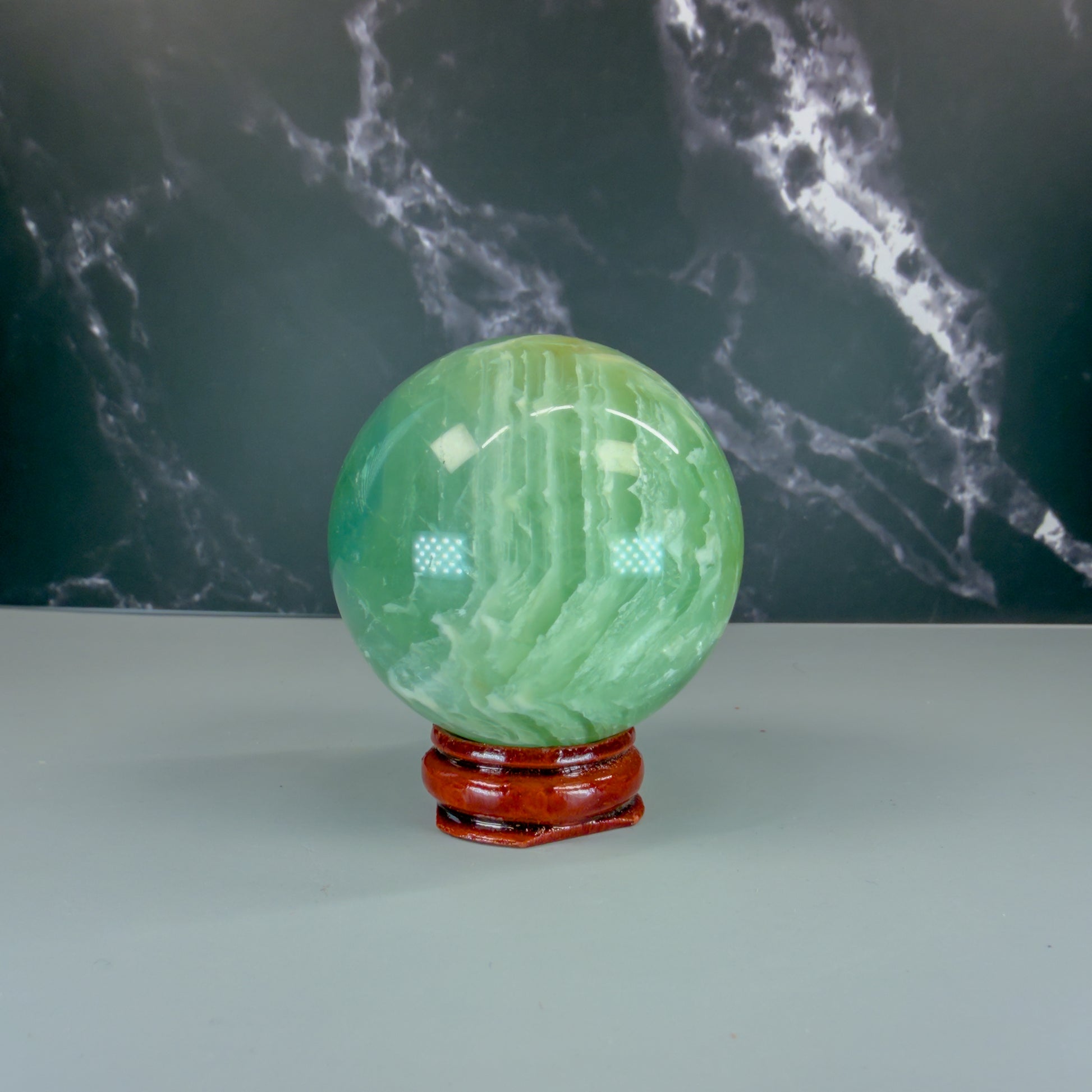 Fluorite (Green) Sphere – 100175 (2)