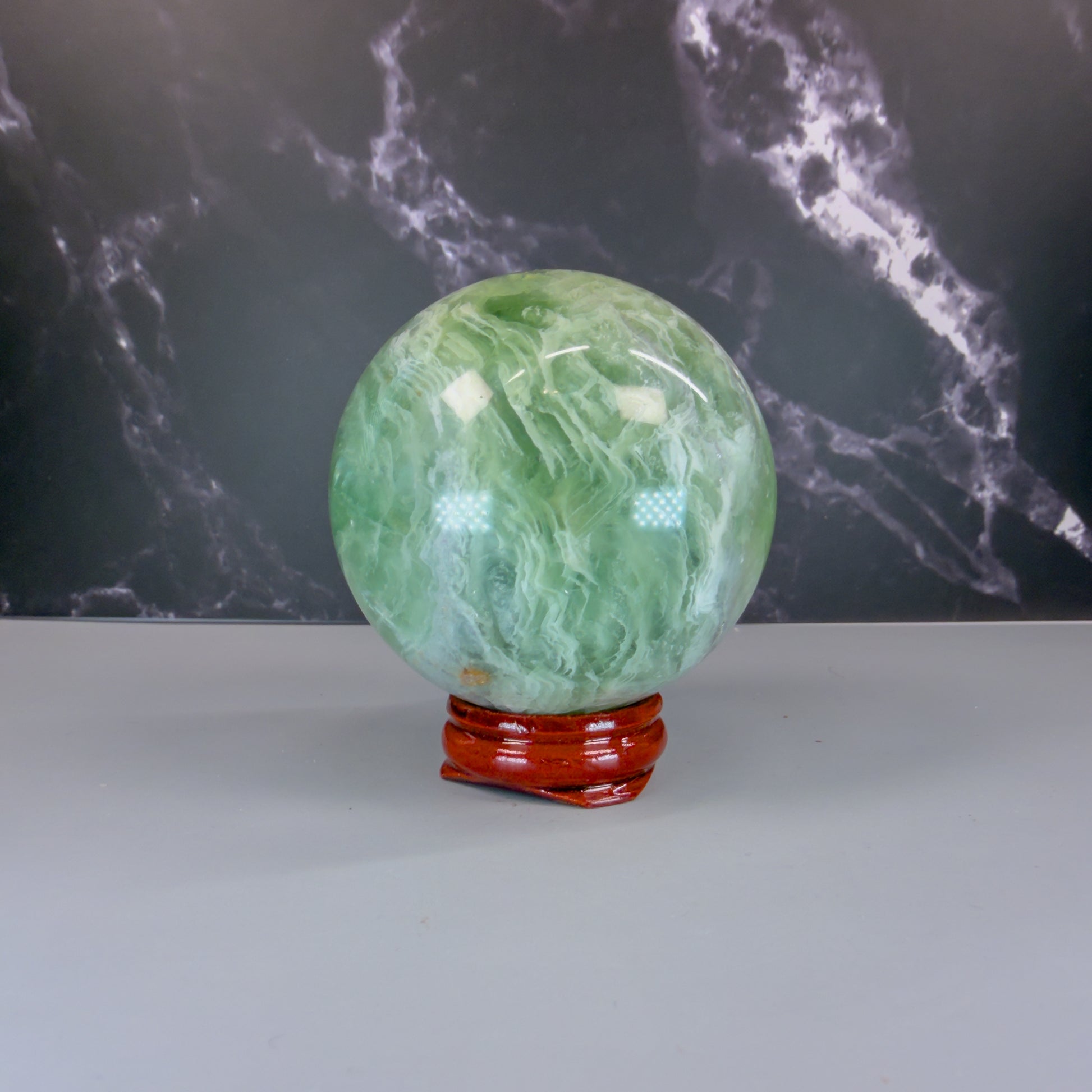 Fluorite (Green) Sphere – 100176
