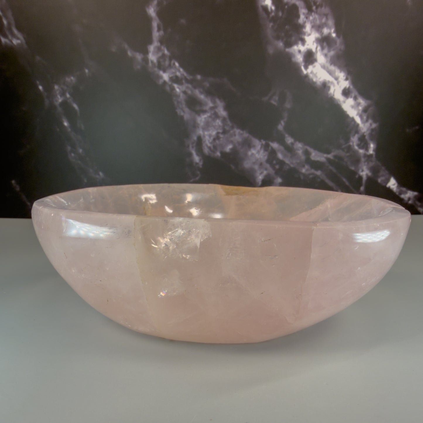 Rose Quartz Bowl Carving – 100248