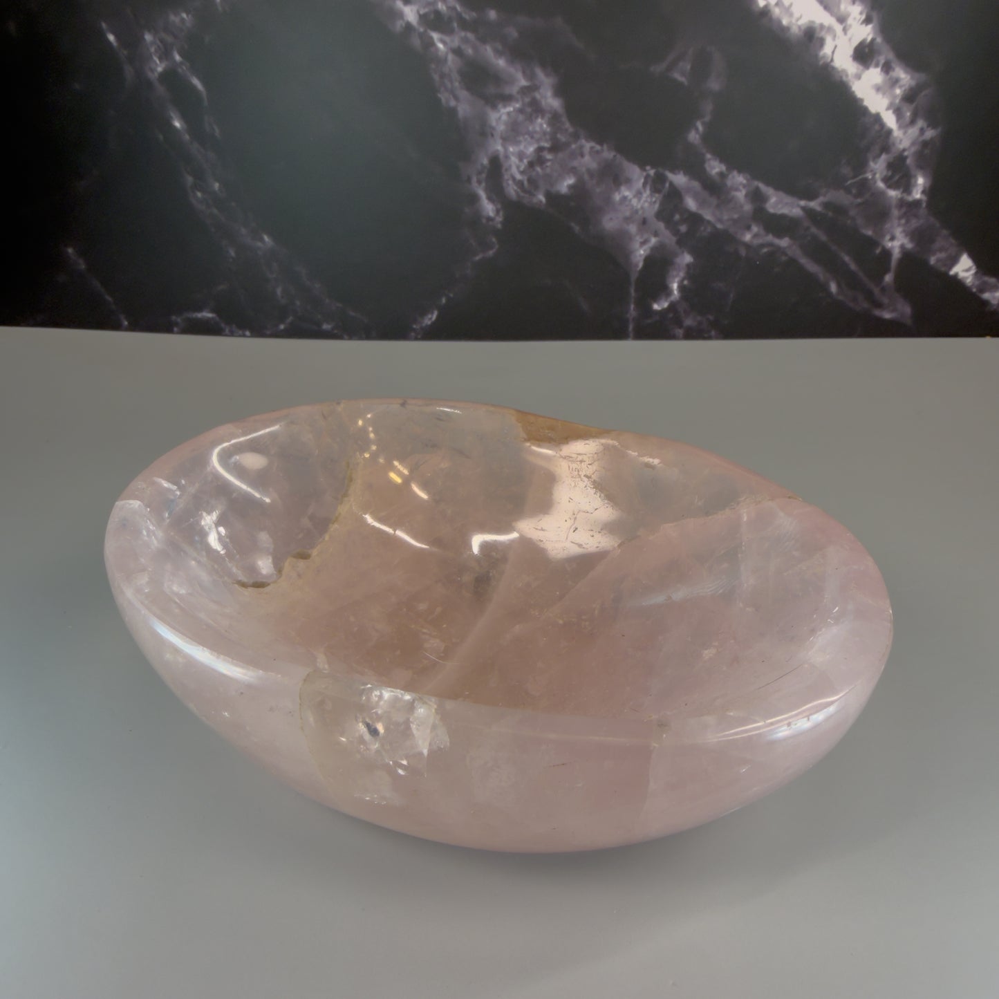 Rose Quartz Bowl Carving – 100248 (2)