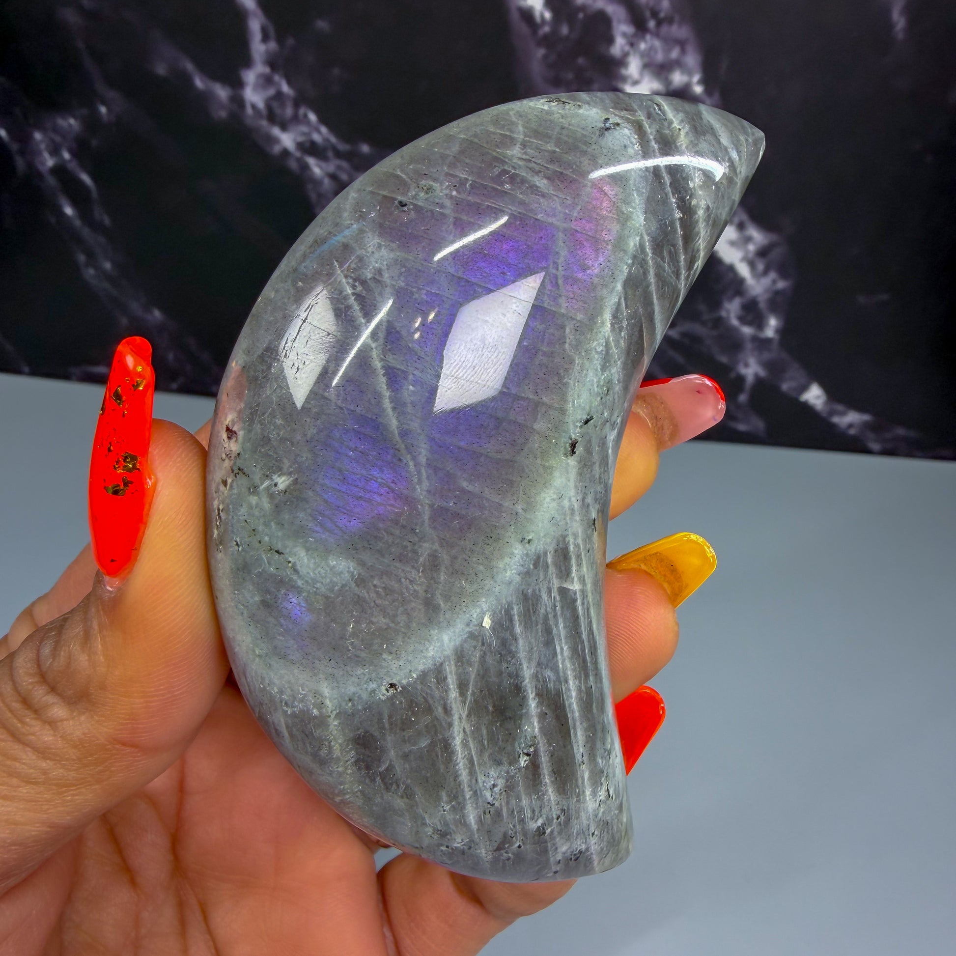Labradorite Moon Carving – 100269 (3)