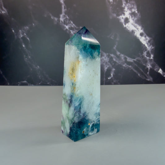 Rainbow Fluorite Tower – 100309