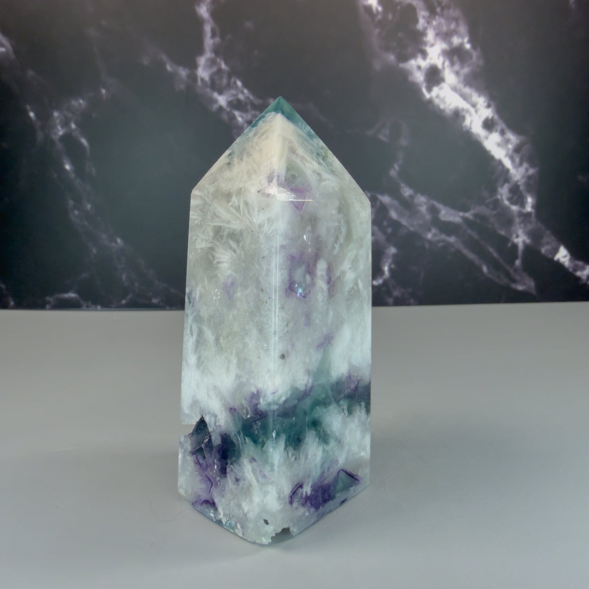 Rainbow Fluorite Tower – 100310 (2)