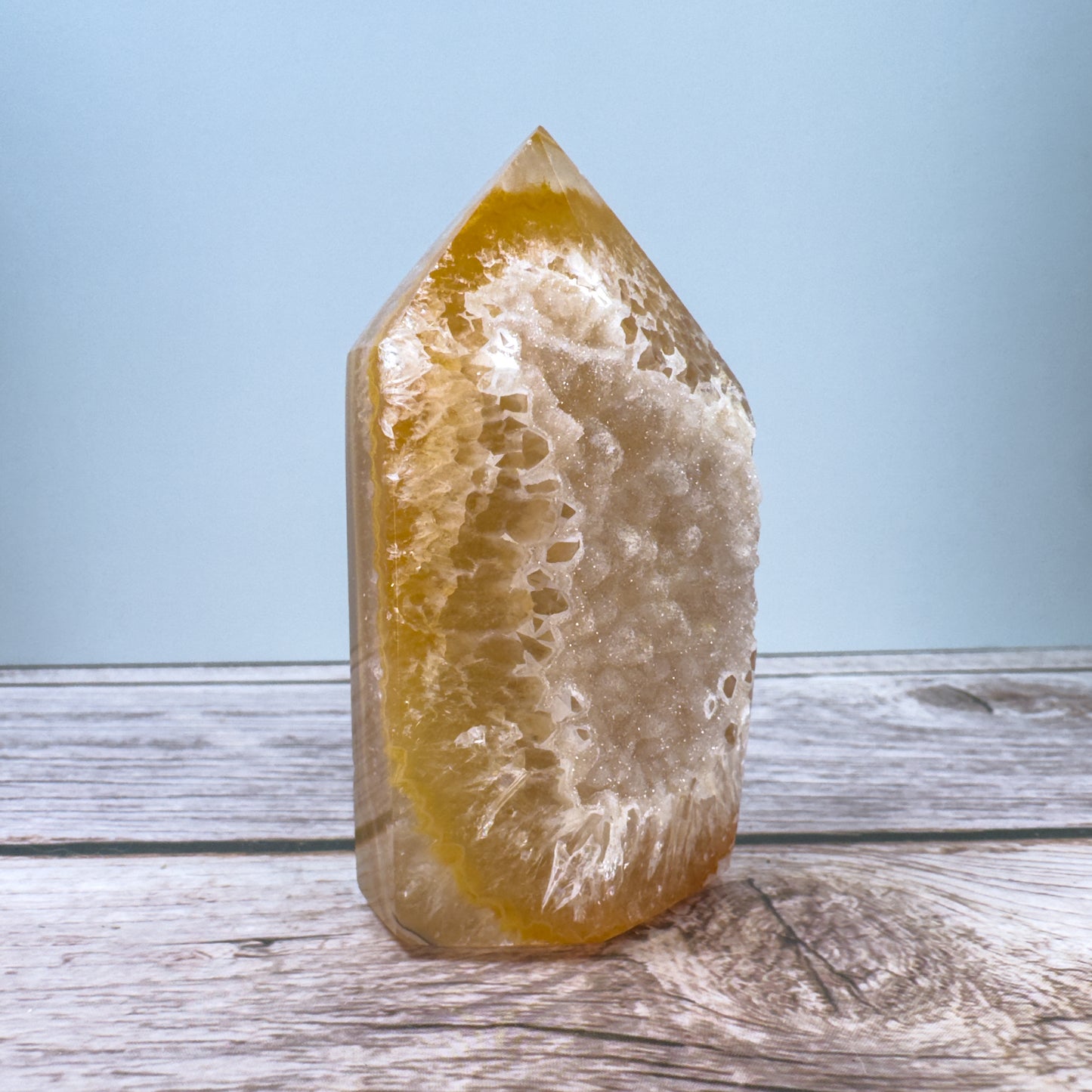 Druzy Agate Tower