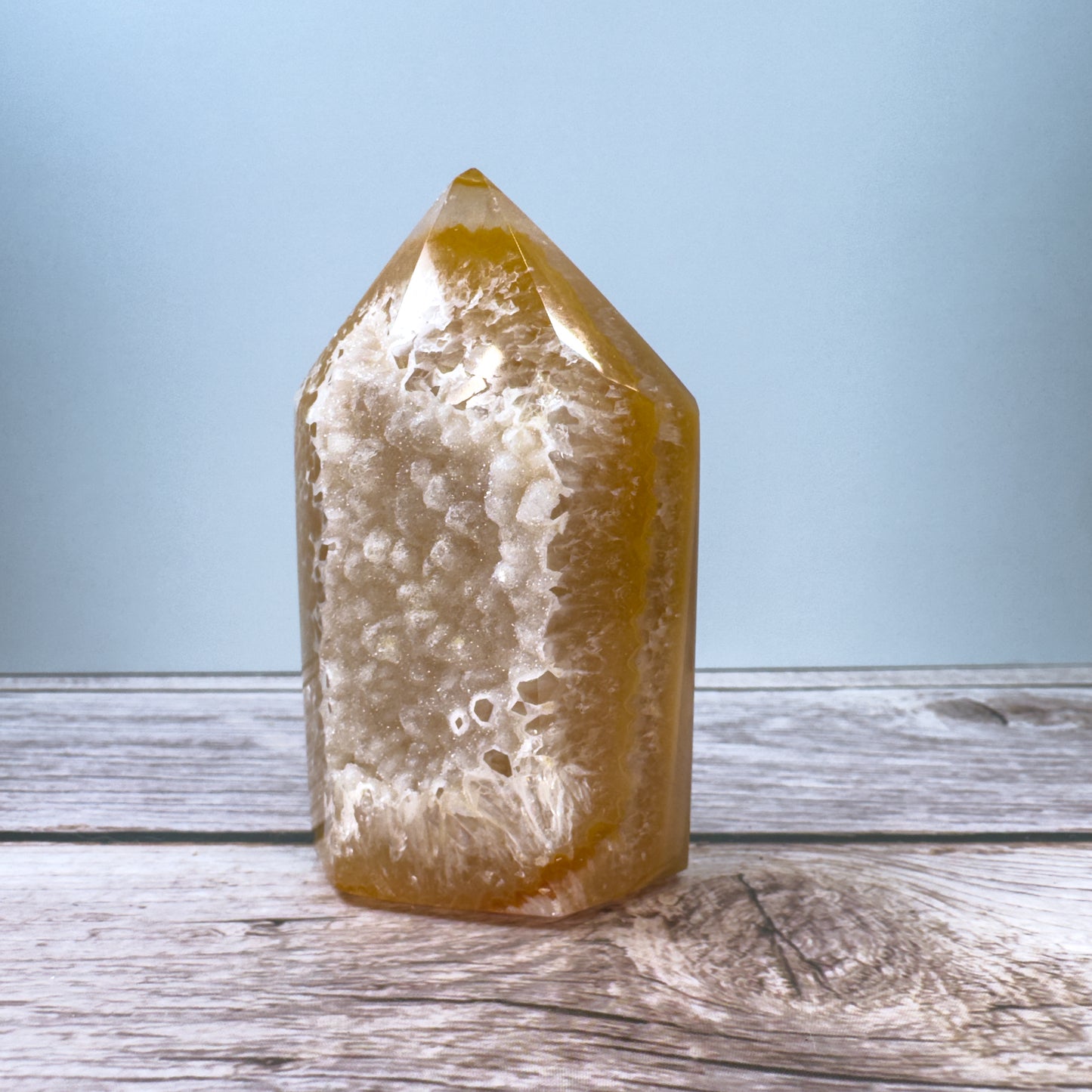 Druzy Agate Tower