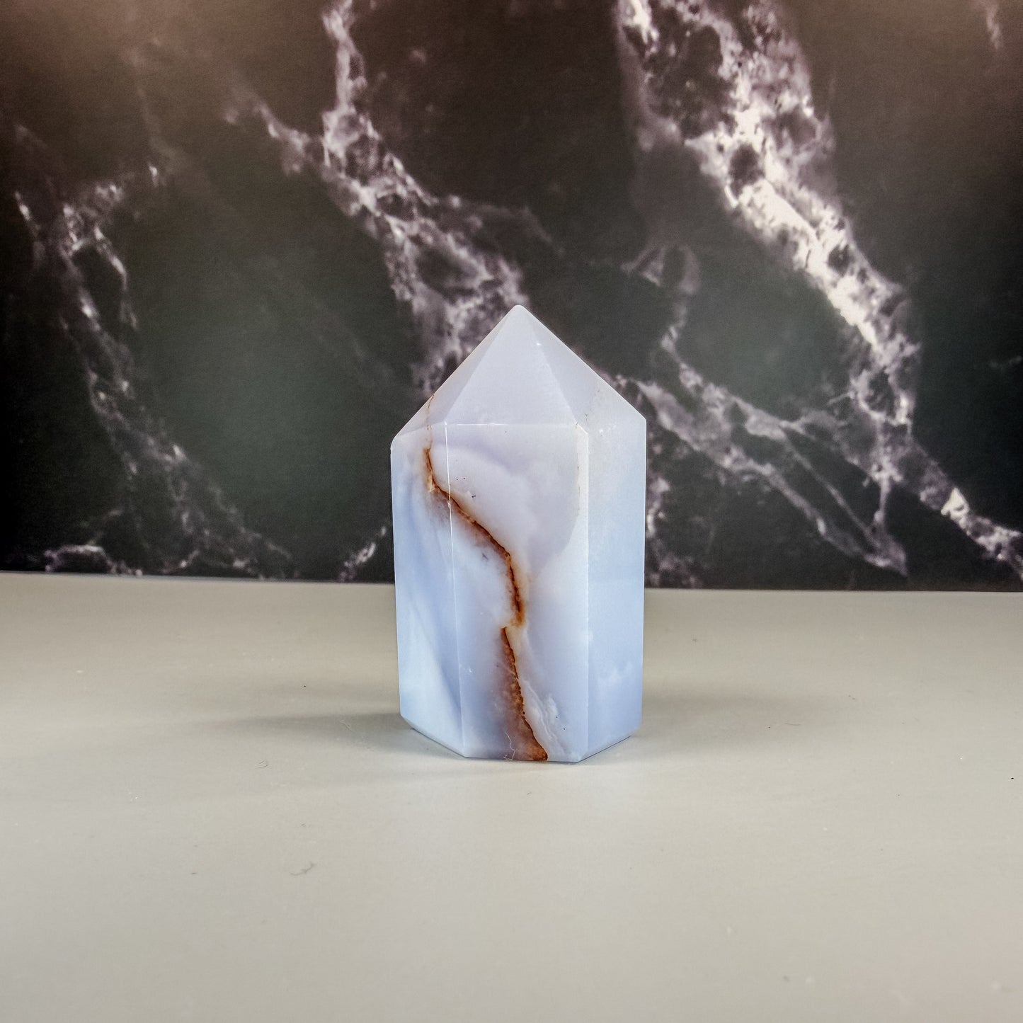 Blue Chalcedony Tower