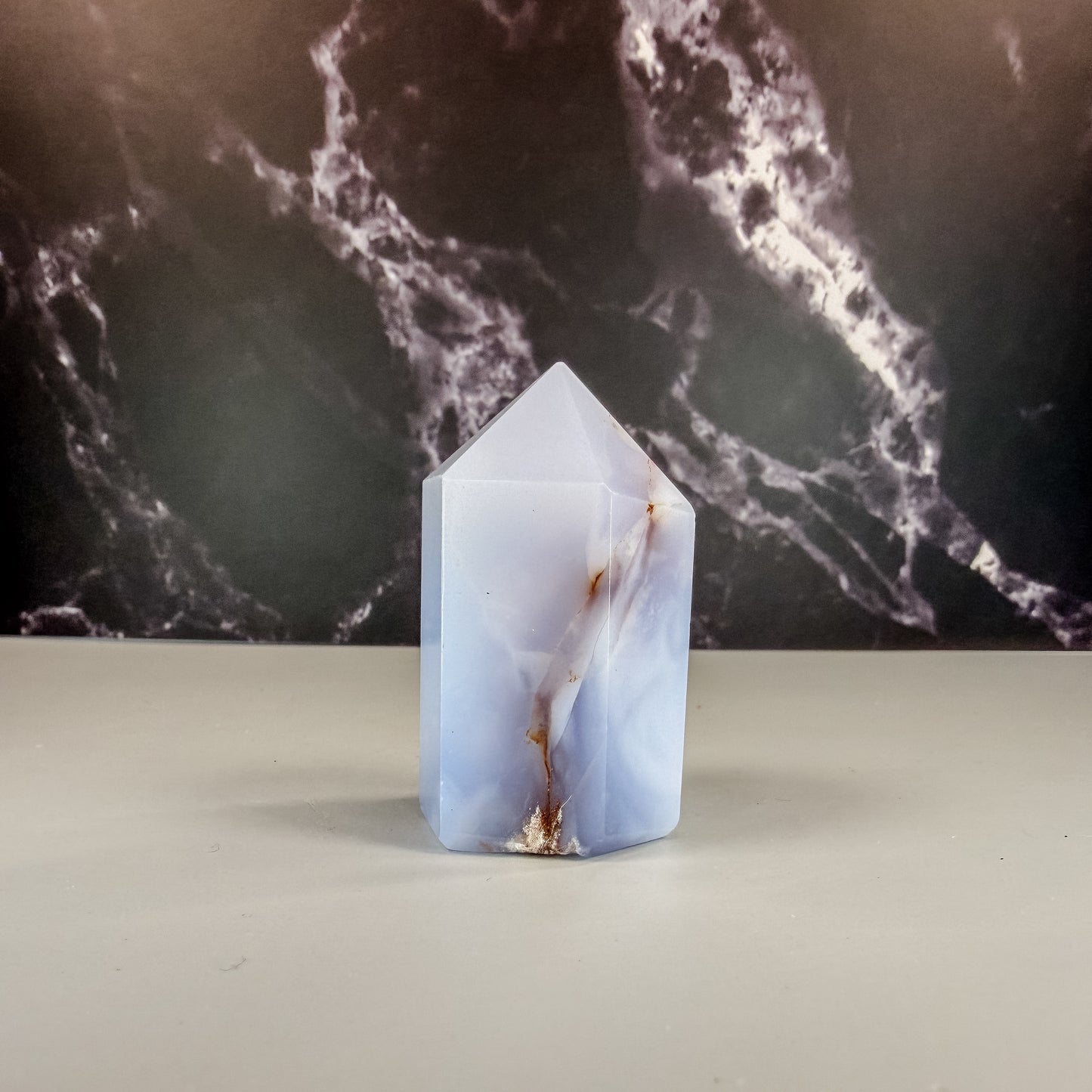 Blue Chalcedony Tower
