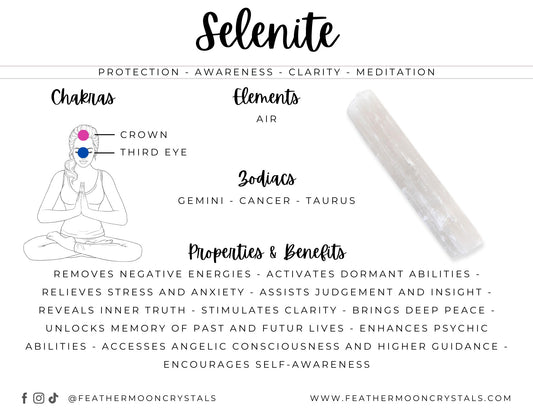 Selenite Incense holder