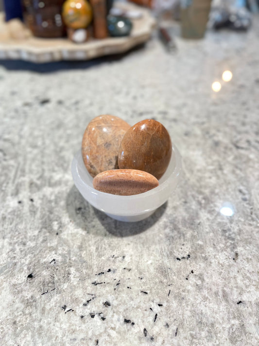Peach Moonstone Pebbles